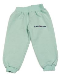 Světlemodré cuff tepláky s logem Tommy Hilfiger 