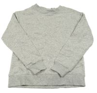 Šedá melírovaná mikina H&M