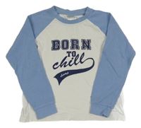 Bílo-modré triko s nápisem Pocopiano