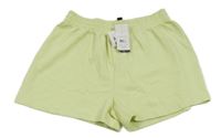 Nové - Světlezelené teplákové kraťasy New Look