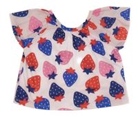 Světlerůžové tričko s jahůdkami BMagical 