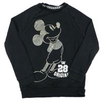 Černá mikina s Mickeym Disney