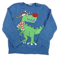 Modrá mikina s dinosaurem C&A