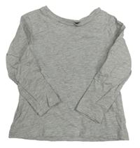 Šedé melírované triko H&M