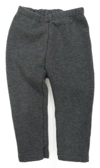 Tmavošedé melírované tepláky Uniqlo