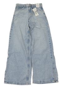 Nové - světlemodré plísňové wide leg rifle PRIMARK