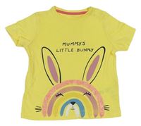 Žluté tričko s králíčkem F&F