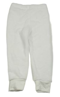 Bílé chlupaté tepláky