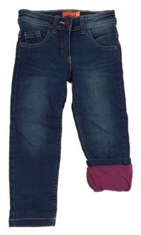 Nové - Tmavomodré podšité skinny rifle Lily & Dan