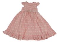 Růžové šaty se srdíčky Topolino