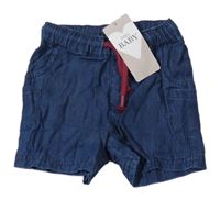 Nové - Modré riflové lehké kraťasy M&S
