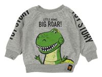 Šedá melírovaná mikina s Rexem - Toy Story Primark