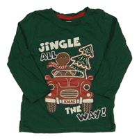 Tmavozelené triko s perníčkem Little Kids