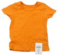 Oranžové tričko s kapsou George