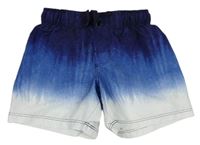 Tmaovmodro-modro-bílé plážové kraťasy H&M