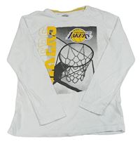 Bílé triko s Lakers Primark