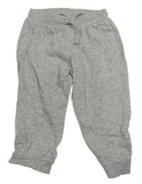 Šedé melírované tepláky H&M