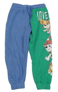 Modro-zelené tepláky s Tlapkovou patrolou H&M