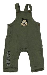 Khaki laclové tepláky s Mickeym Disney