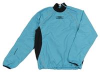 Modro-tmavomodrá sportovní šusťáková bunda s logem Umbro