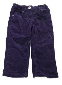 Fialové manšestráky Papagino