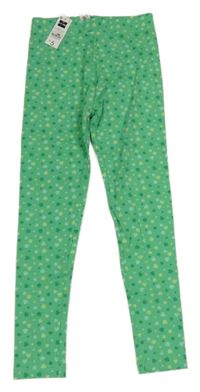Nové - zelené vzorované legíny dunnes