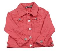 Růžová riflová bunda orchestra