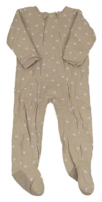 Hnědý zateplený overal s hvězdičkami Next