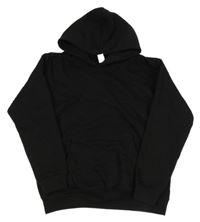 Černá mikina s kapucí 