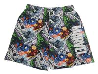 Barevné plážové kraťasy s Marvel marvel 