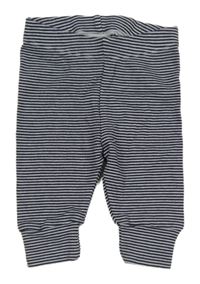 Tmavomodro-bílé pruhované tepláky Topomini