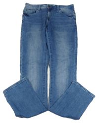 Modré teplákové slim rifle C&A