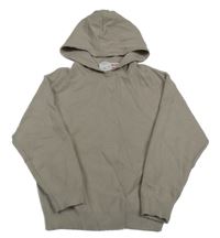 Béžový úpletový svetr s kapucí Zara