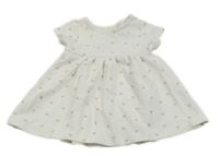 Bílo-zlaté šaty se srdíčky C&A