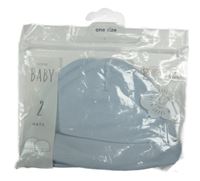 Nové - 2set - 2x světlemodrá čepice 