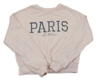 Světlerůžová mikina s nápisem H&M