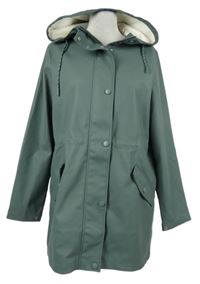 Dámský tmavošedý nepromokavý jarní kabát s kapucí Vero Moda 