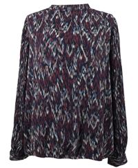 Dámská černo-červená vzorovaná halenka Amisu 