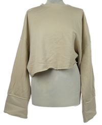 Dámská béžová crop mikina Primark 