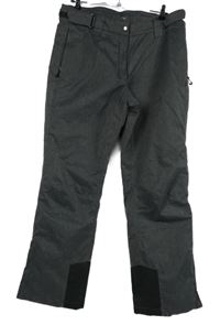 Dámské šedé šusťákové funkční oteplovačky Crane 