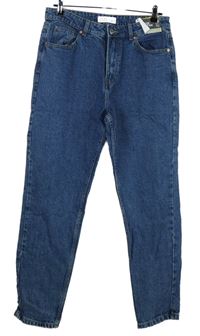 Nové - Dámské modré mom rifle Primark 