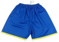Modro-žluté sportovní kraťasy