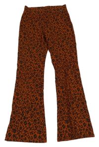ORanžové flare legíny s flíčky WE