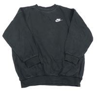 Černá mikina s logem Nike