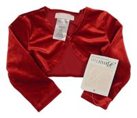 Nové - Červené sametové bolerko 
