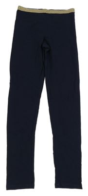 Tmavomodro-zlaté legíny TCM