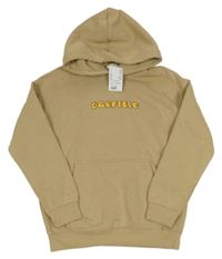 Nové - Béžová mikina s nápisem a kapucí H&M