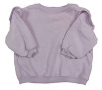 Lila oversize mikina s volánky F&F