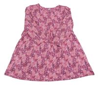 Růžové šaty s kytičkami Kiki&Koko