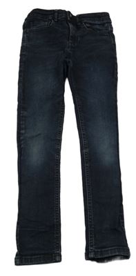 Tmavomodré skinny rifle Next